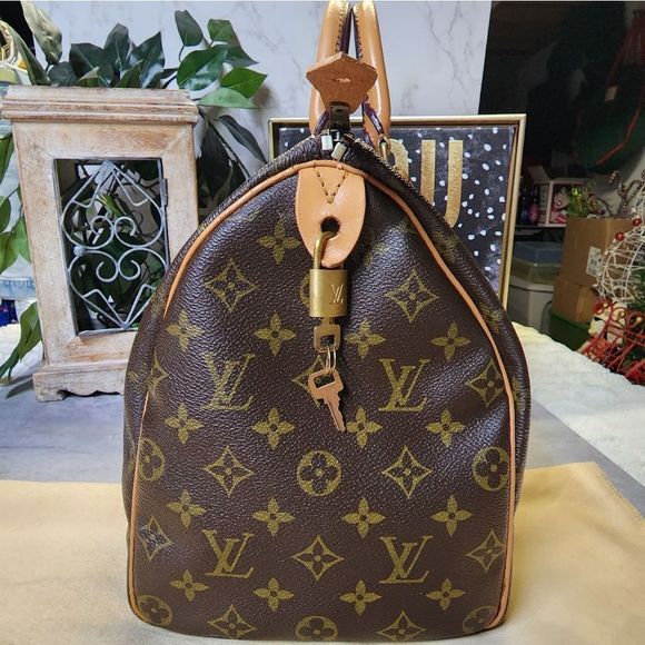 Louis Vuitton Vintage monogram Speedy 35 - Picture 3 of 16
